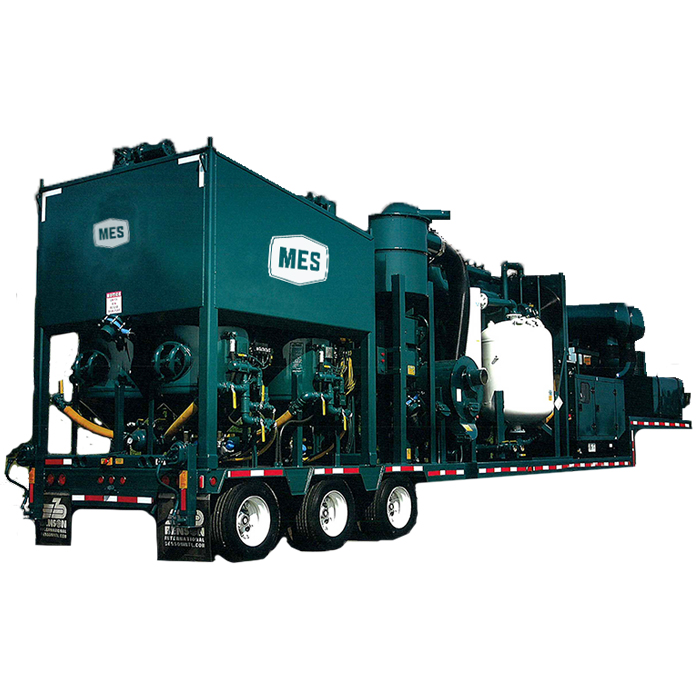 4 Man Diesel Steel Grit Recycling Machine Rental - MES Industrial Supplies & Equipment