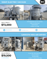 2025 MES Equipment Sales